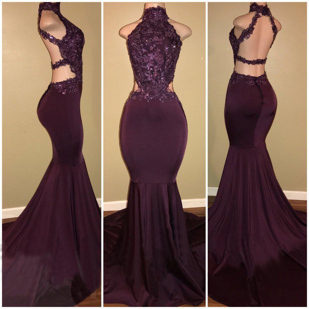 2022 Halter Sexy Sequined Mermaid Backless Bandage Prom Dresses